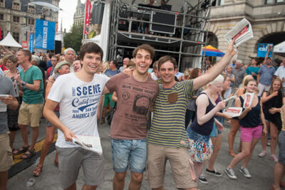 Vlaanderen zingt 2014 @ Gentse Feesten - Sint Baafsplein, picture 40, photographed by Dimitri Vanlommel - FrontView Magazine