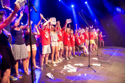 Vlaanderen zingt 2014 @ Gentse Feesten - Sint Baafsplein, picture 103, photographed by Dimitri Vanlommel - FrontView Magazine