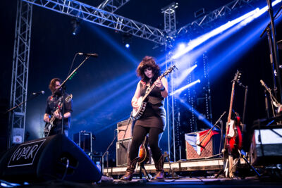 Lisa Leblanc @ Dour 2014, picture 5, photographed by Dorien Goetschalckx - FrontView Magazine