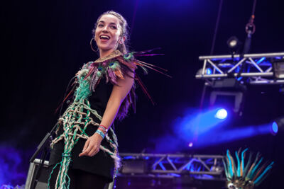Crystal Fighters @ Zwarte Cross 2014, foto 4, foto's door Dorien Goetschalckx - FrontView Magazine