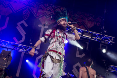 Crystal Fighters @ Zwarte Cross 2014, foto 13, foto's door Dorien Goetschalckx - FrontView Magazine