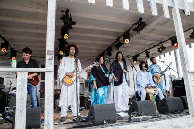 Tamikrest @ Zwarte Cross 2014, foto 12, foto's door Dorien Goetschalckx - FrontView Magazine