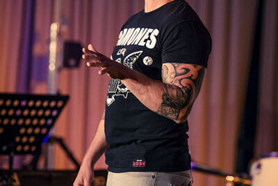Marco Roelofs @ M-idzomer 2014, picture 1, photographed by Elke Briers - FrontView Magazine