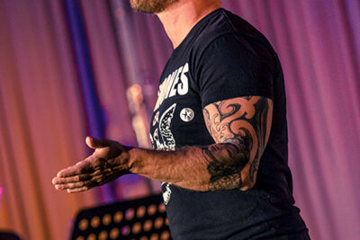 Marco Roelofs @ M-idzomer 2014, picture 3, photographed by Elke Briers - FrontView Magazine
