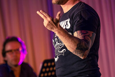 Marco Roelofs @ M-idzomer 2014, picture 9, photographed by Elke Briers - FrontView Magazine