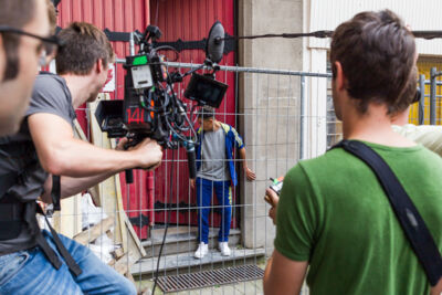 Setbezoek verfilming: "Black" @ Gésukerk St.-Joost-ten-Node, picture 1, photographed by Guy Danneels - FrontView Magazine