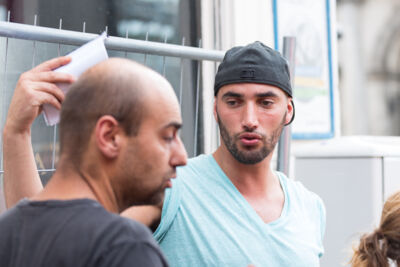 Setbezoek verfilming: "Black" @ Gésukerk St.-Joost-ten-Node, picture 2, photographed by Guy Danneels - FrontView Magazine