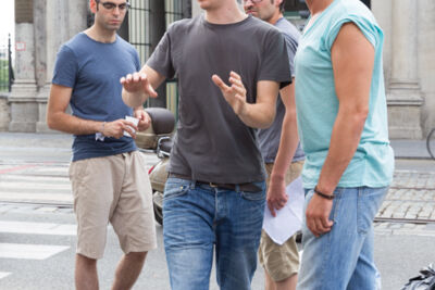 Setbezoek verfilming: "Black" @ Gésukerk St.-Joost-ten-Node, picture 10, photographed by Guy Danneels - FrontView Magazine