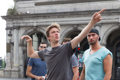 Setbezoek verfilming: "Black" @ Gésukerk St.-Joost-ten-Node, picture 15, photographed by Guy Danneels - FrontView Magazine