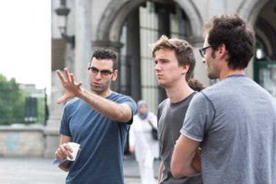 Setbezoek verfilming: "Black" @ Gésukerk St.-Joost-ten-Node, picture 16, photographed by Guy Danneels - FrontView Magazine