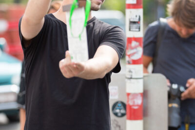 Setbezoek verfilming: "Black" @ Gésukerk St.-Joost-ten-Node, picture 39, photographed by Guy Danneels - FrontView Magazine