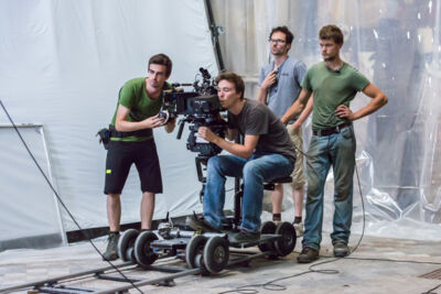 Setbezoek verfilming: "Black" @ Gésukerk St.-Joost-ten-Node, picture 63, photographed by Guy Danneels - FrontView Magazine