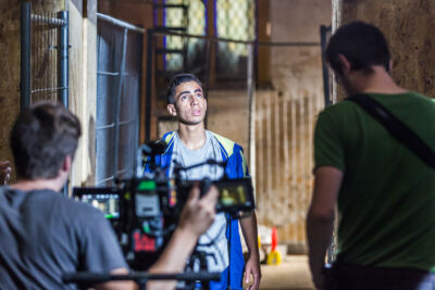 Setbezoek verfilming: "Black" @ Gésukerk St.-Joost-ten-Node, picture 66, photographed by Guy Danneels - FrontView Magazine