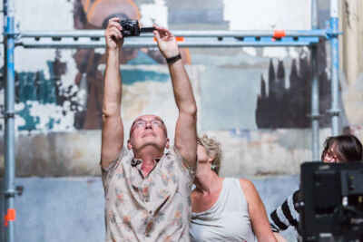 Setbezoek verfilming: "Black" @ Gésukerk St.-Joost-ten-Node, picture 68, photographed by Guy Danneels - FrontView Magazine