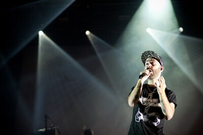 Woodkid @ Ronquières Festival 2014, picture 3, photographed by Magali Decamps - FrontView Magazine