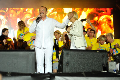 Nicole & Hugo special guest @ Antwerpen Zingt 2014, foto 1, foto's door Steven Stausens - FrontView Magazine
