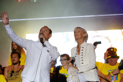 Nicole & Hugo special guest @ Antwerpen Zingt 2014, foto 8, foto's door Steven Stausens - FrontView Magazine
