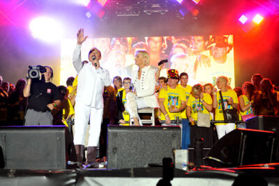 Nicole & Hugo special guest @ Antwerpen Zingt 2014, foto 37, foto's door Steven Stausens - FrontView Magazine