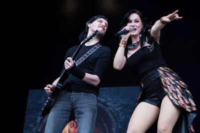 Xandria @ Cityrock Leeuwarden 2014, picture 2, photographed by Dorien Goetschalckx - FrontView Magazine