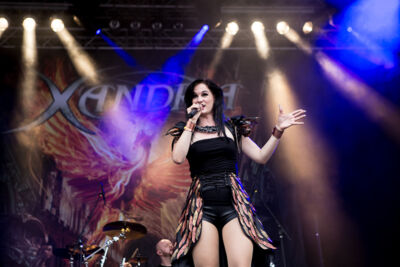 Xandria @ Cityrock Leeuwarden 2014, picture 4, photographed by Dorien Goetschalckx - FrontView Magazine