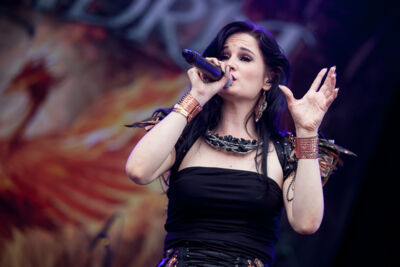 Xandria @ Cityrock Leeuwarden 2014, picture 17, photographed by Dorien Goetschalckx - FrontView Magazine