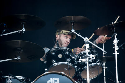 Schirenc Plays Pungent Stench @ Into the Grave 2014, picture 4, photographed by Dorien Goetschalckx - FrontView Magazine
