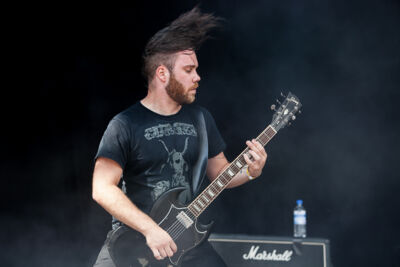 Teethgrinder @ Into the Grave 2014, picture 9, photographed by Dorien Goetschalckx - FrontView Magazine