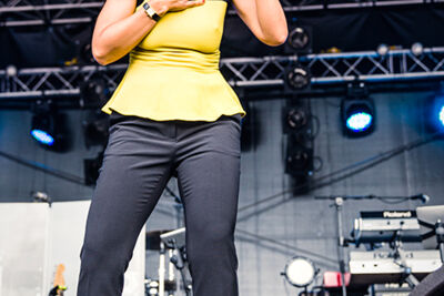 Rozalla @ Nostalgie Beach Festival 2014, picture 10, photographed by Elke Briers - FrontView Magazine