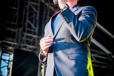 Rick Astley @ Nostalgie Beach Festival 2014, foto 2, foto's door Elke Briers - FrontView Magazine