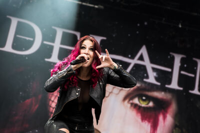 Delain @ Summer Breeze 2014, picture 1, photographed by Dorien Goetschalckx - FrontView Magazine