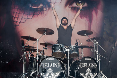 Delain @ Summer Breeze 2014, picture 2, photographed by Dorien Goetschalckx - FrontView Magazine