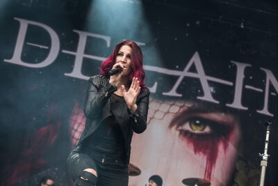 Delain @ Summer Breeze 2014, picture 4, photographed by Dorien Goetschalckx - FrontView Magazine