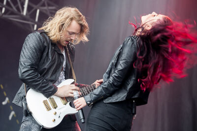Delain @ Summer Breeze 2014, picture 6, photographed by Dorien Goetschalckx - FrontView Magazine