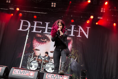 Delain @ Summer Breeze 2014, picture 19, photographed by Dorien Goetschalckx - FrontView Magazine