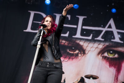Delain @ Summer Breeze 2014, picture 21, photographed by Dorien Goetschalckx - FrontView Magazine