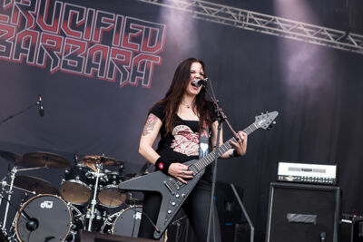 Crucified Barbara @ Summer Breeze 2014, picture 8, photographed by Dorien Goetschalckx - FrontView Magazine