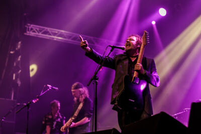 The Levellers @ Boerenrock 2014, foto 10, foto's door Tristan Herftijd - FrontView Magazine