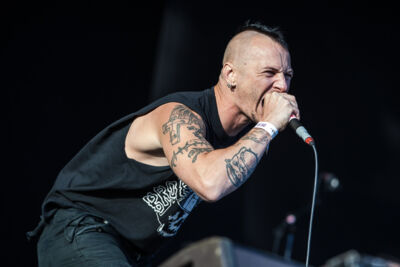 Discharge @ Masters@ Rock 2014, picture 9, photographed by Dorien Goetschalckx - FrontView Magazine