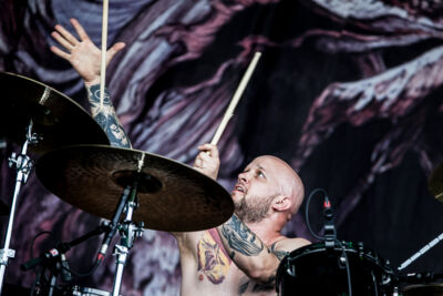 Evergreen Terrace @ Masters@ Rock 2014, picture 7, photographed by Dorien Goetschalckx - FrontView Magazine