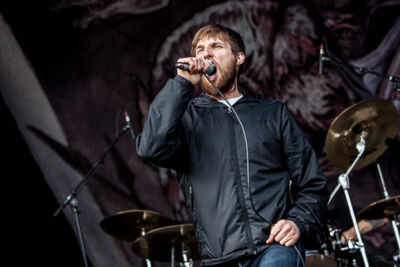 Evergreen Terrace @ Masters@ Rock 2014, picture 10, photographed by Dorien Goetschalckx - FrontView Magazine