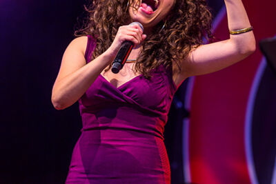 Dunja & Band @ Maanrock 2014, picture 9, photographed by Elke Briers - FrontView Magazine