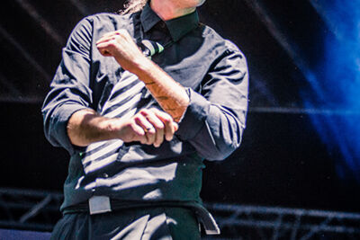 Feest podium - dag 1 @ Maanrock 2014, foto 1, foto's door Elke Briers - FrontView Magazine