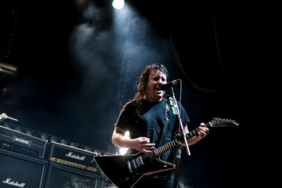 Airbourne @ Masters@ Rock 2014, foto 2, foto's door Dorien Goetschalckx - FrontView Magazine