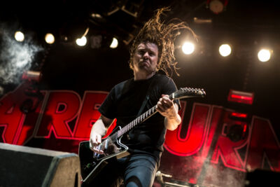 Airbourne @ Masters@ Rock 2014, foto 4, foto's door Dorien Goetschalckx - FrontView Magazine