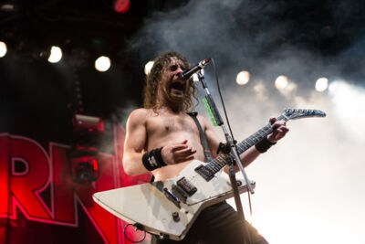 Airbourne @ Masters@ Rock 2014, foto 7, foto's door Dorien Goetschalckx - FrontView Magazine