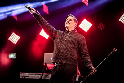 Sam Sparro @ Maanrock 2014, picture 7, photographed by Elke Briers - FrontView Magazine