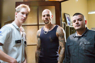 Setbezoek verfilming: "Black" @ Colignonplein Schaarbeek, foto 31, foto's door Guy Danneels - FrontView Magazine