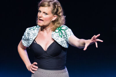 Nele Goossens: " 't Zal wel zijn " @ Fakkelteater, picture 15, photographed by Guy Danneels - FrontView Magazine