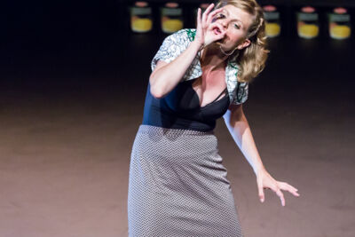 Nele Goossens: " 't Zal wel zijn " @ Fakkelteater, picture 24, photographed by Guy Danneels - FrontView Magazine