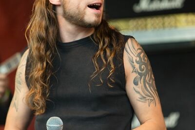 Iese Daase @ OlensFest 2014, picture 2, photographed by Edwin Houdevelt - FrontView Magazine